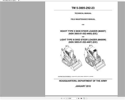 army skid steer nomenclature|*TM 5.